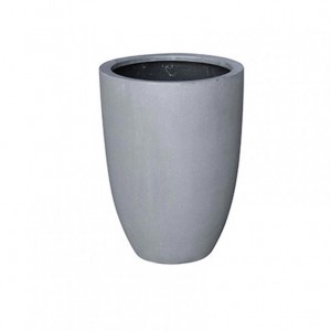 VASO FIBERSTONE 40X40 H55 - grey
