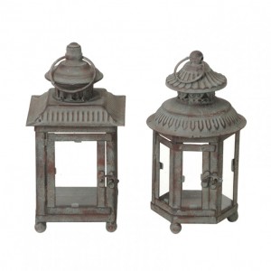 2MOD LANTERN 12X12XH23 - gray