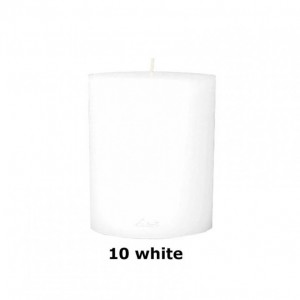 RUSTIC CANDLE (130/100) -white