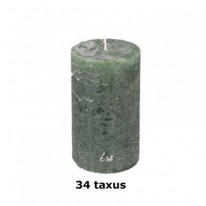 RUSTIC CANDLE 20XD10cm - taxus