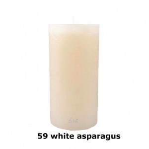 RUSTIC CANDLE (200/100) -white asparagus