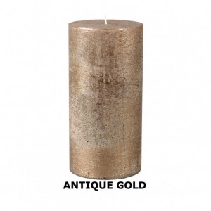 CANDELA RUSTICA METAL (200/100)-ant.gold