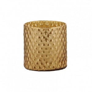 CILINDRO D15 H15 cm - oro scuro