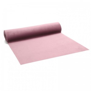 RUNNER VELVET DELUXE 2,5mt X 47cm-rosa