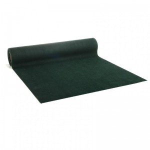 RUNNER VELVET DELUXE 2,5mt X 47cm - green