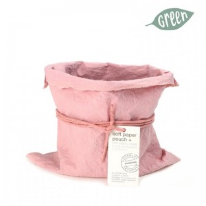 SACCHETTO carta-int.plast H24 5pz-rosa a