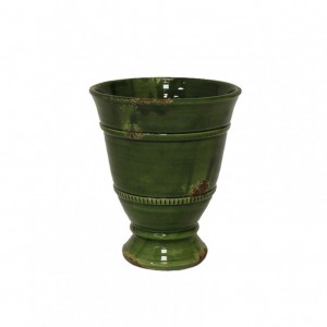 COPPA CERAMICA D14 H15,5 cm - verde