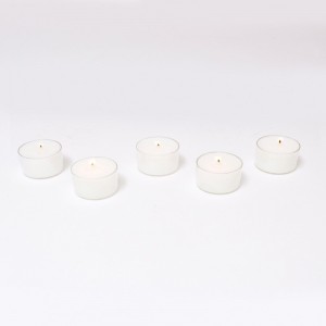 TEALIGHT 30pz 8 ORE D38 mm -trasparente