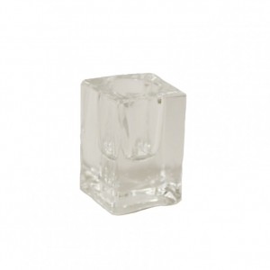 GLASS CANDEL HOLDER CM 6X4