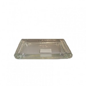 SQUARE GLASS CANDLE HOLDER