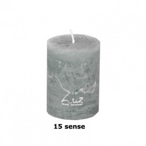 RUSTIC CANDLE 8XD6cm - sense