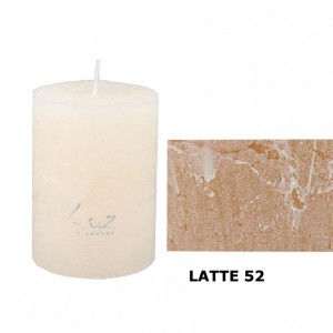 RUSTIC CANDLE 8XD6cm - milk