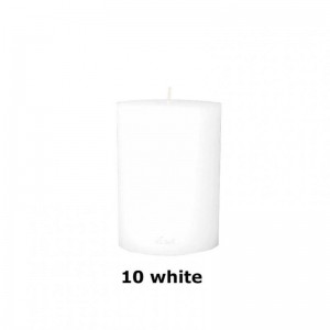 RUSTIC CANDLE (80/60) -white