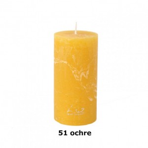 RUSTIC CANDLE (120/60) - ocher