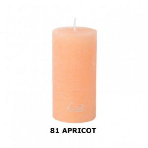 RUSTIC CANDLE (120/60) - apricot
