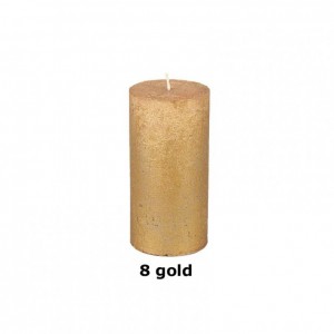 CANDELA RUSTICA METAL (120/60) -gold