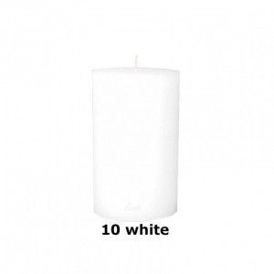 RUSTIC CANDLE (120/60) -white