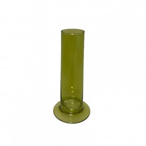 MONOFIORE VETRO D3 H 15 CM - verde oliva