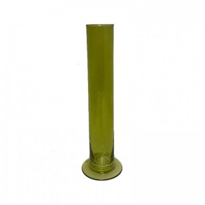 MONOFIORE VETRO D3 H25 CM - verde oliva