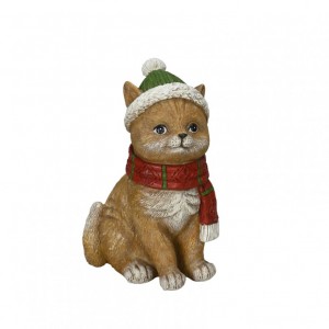 GATTO RESINA 10X11 H17,5cm