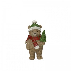 ORSO RESINA C/CAPPELLO 8X6,5 H13,5cm