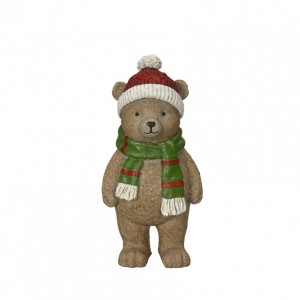 ORSO RESINA C/CAPPELLO 8,5X7,5 H17cm