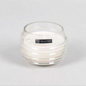 DIAM. GLASS CANDLE 8