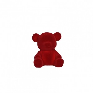 ORSO SEDUTO 10X8 H10 - dark red