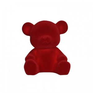 ORSO SEDUTO 14X13 H15 - dark red