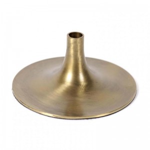 CANDLESTICK D21 H10 cm -gold