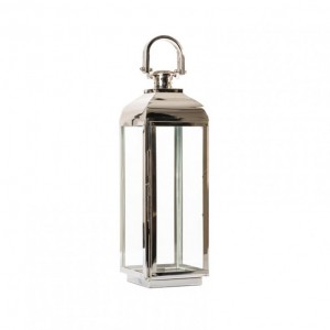 STEEL HANDLE LANTERN 20X20XH70-nickel