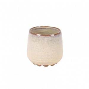 VASO GLAZURA D12,2 H11,5 cm - beige