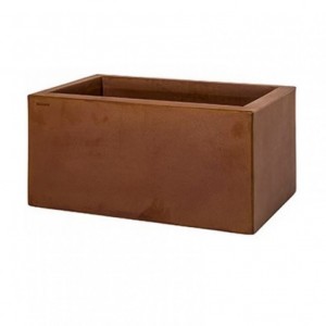 CASSETTA 80X50h40 cm - corten