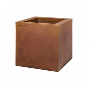 CASSETTA 50X50 cm - corten