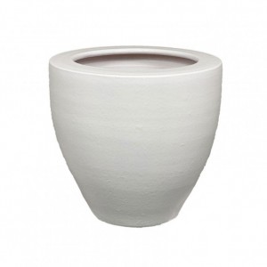 ATHENE VASE D20XH20CM - off white