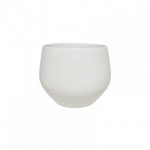 VASO PETRA D16 H13CM - bianco