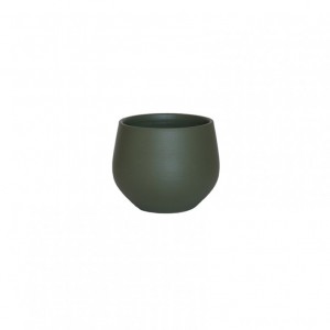 VASO PETRA D16 H13CM - verde