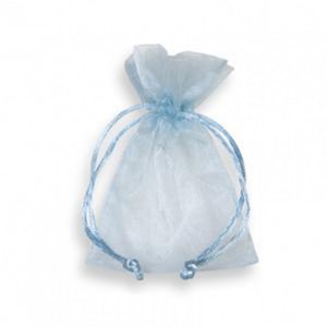 SACCH.ORGANZA 15X24 cm PZ10-sky