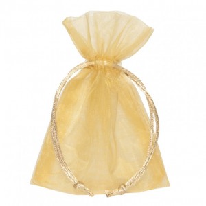 SACCH. ORGANZA 9X12 cm PZ10-gold