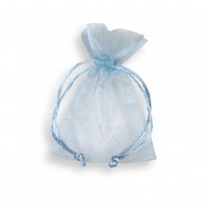 BAG ORGANZA 9X12 cm PZ10-sky