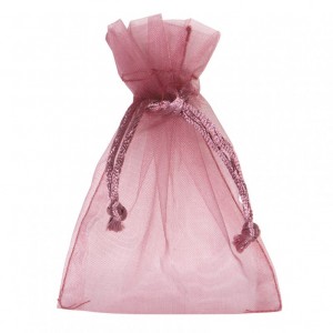 BAG ORGANZA 7,5X10 cm PZ10-old pink