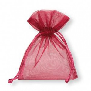 BAG ORGANZA 12X17 cm PZ10-burgundy