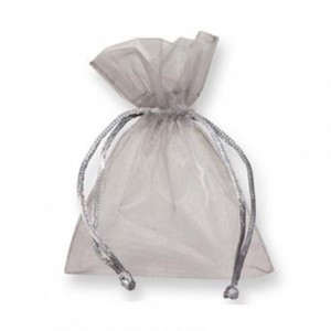 BAG ORGANZA 12X17 cm PZ10-silver