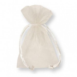 SACCH.ORGANZA 15X24 cm PZ10-cream