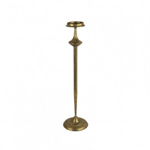 OBELIA CANDLESTICK 19XH77,5cm - gold