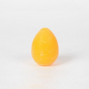 CANDELA UOVO D9,5xH13cm -yellow