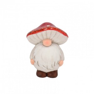 GNOMO CAPPELLO FUNGO 11X10 H14cm