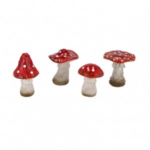FUNGO CERAMICA 8X8 H10cm - 4 ass.