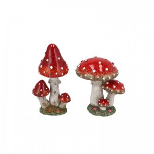 FUNGO BOLETUS 12X11 H14cm - 2 ass.