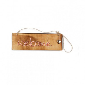 SCRITTA *WELCOME* 25X12CM